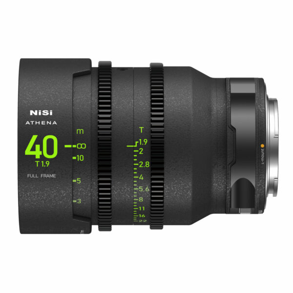 NiSi 40mm ATHENA PRIME Full Frame Cinema Lens T1.9 (L Mount) L Mount | NiSi Optics USA |