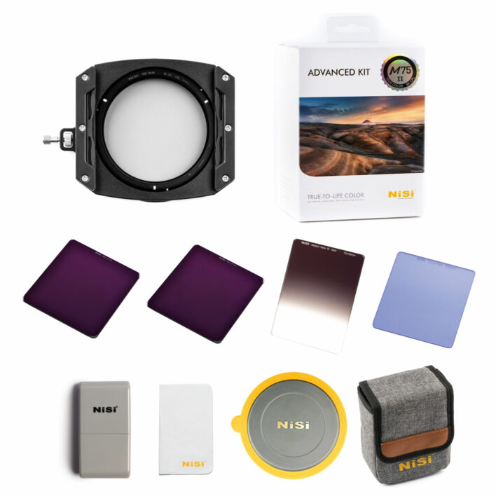 NiSi M75-II 75mm Advanced Kit with True Color NC CPL NiSi 75mm Square Filter System | NiSi Optics USA |