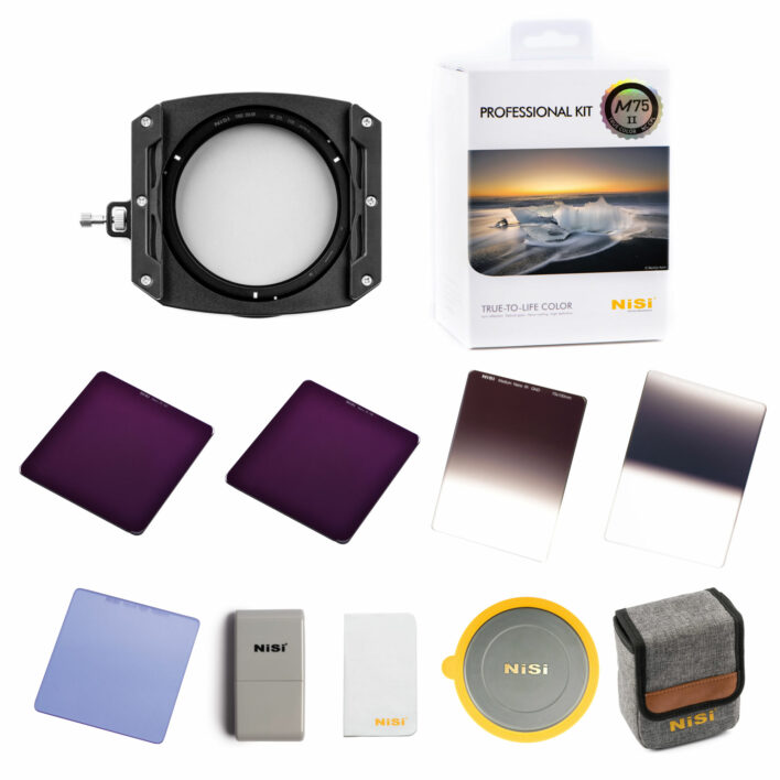 NiSi M75-II 75mm Professional Kit with True Color NC CPL NiSi 75mm Square Filter System | NiSi Optics USA |