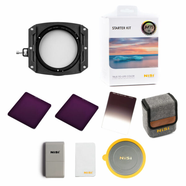 NiSi M75-II 75mm Starter Kit with True Color NC CPL NiSi 75mm Square Filter System | NiSi Optics USA |