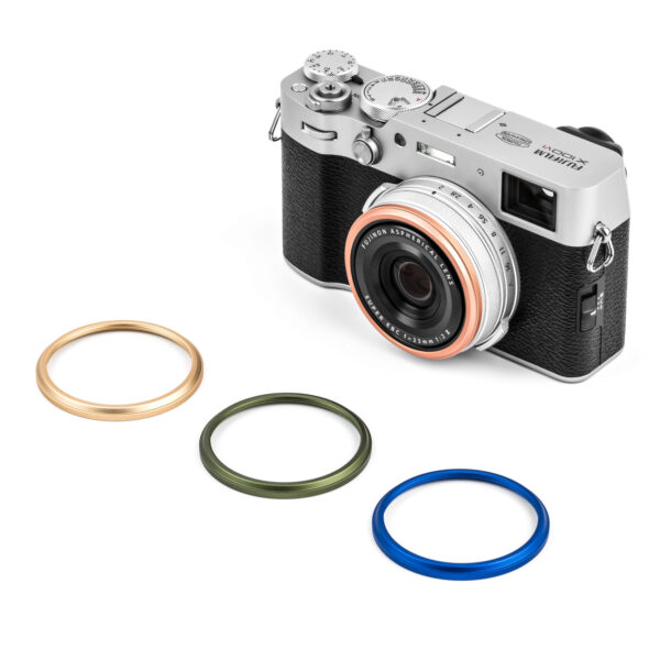 NiSi Color Rings Set for Fujifilm X100 series (Set of 4 – Gold, Rose Gold, Blue and Green) | NiSi Optics USA | NiSi Color Rings Set for Fujifilm X100 series (Set of 4 – Gold, Rose Gold, Blue and Green) Compact Camera Filters | NiSi Optics USA |