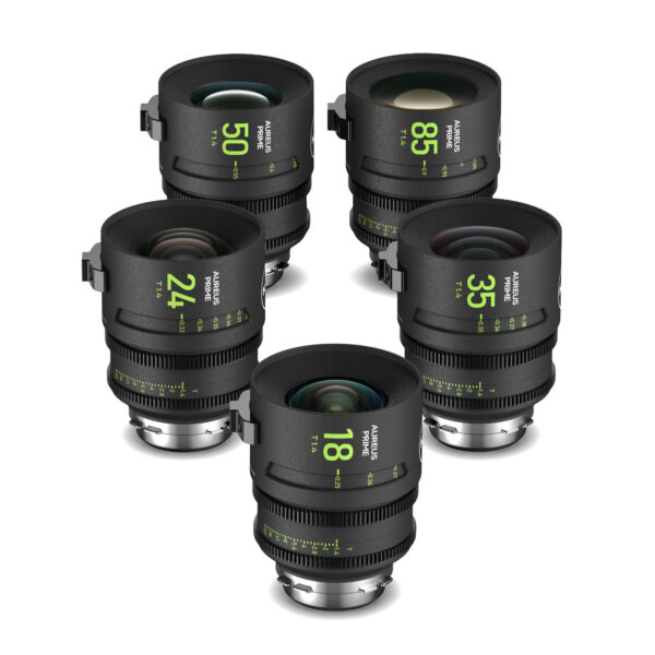 NiSi Aureus Prime Full Frame T1.4 Cinema Lens Kit - 18mm, 24mm