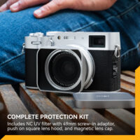 X100 JetMag Silver Hood Kit for Fujifilm X100 Series (1)