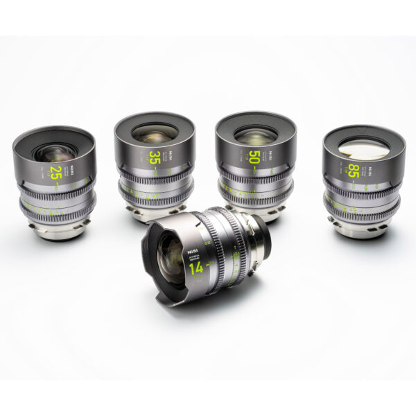 NiSi ATHENA PRIME Rewind Full Frame Cinema Lens Kit with 5 Lenses 14mm T2.4, 25mm T1.9, 35mm T1.9, 50mm T1.9, 85mm T1.9 + Hard Case (PL Mount) | NiSi Optics USA | NiSi ATHENA PRIME Rewind Full Frame Cinema Lens Kit with 5 Lenses 14mm T2.4, 25mm T1.9, 35mm T1.9, 50mm T1.9, 85mm T1.9 + Hard Case (PL Mount) Athena Rewind | NiSi Optics USA |
