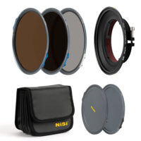 NiSi JetMag Pro Landscape ND Kit MAXMAG for Canon RF 14mm f/1.4 L showing FS ND64, FS ND1000, True Color CPL, Canon RF 14mm adapter, MAXMAG pouch, front and back caps