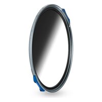 Upright view of the NiSi JetMag Pro Soft Graduated FS GND8 95MAG filter and its slim aluminum frame